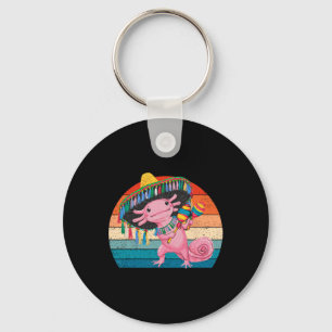 Chaveiro Happy 5 De Mayo Axolotl Sombrero Cinco De Mayo Gir