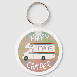 Chaveiro Happy Camper Rainbow RV Sunset Motorhome RV