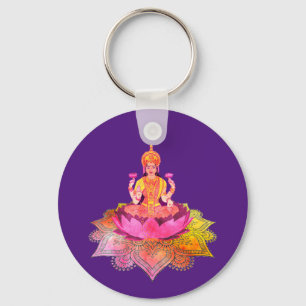 Chaveiro Happy Diwali - Deepalavi Lakshmi Goddese 4