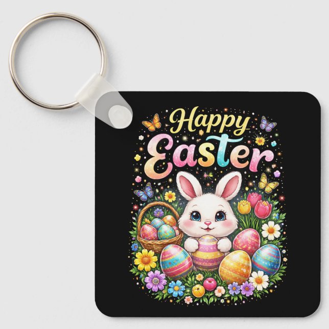 Chaveiro Happy Easter Little Bunny (Frente)