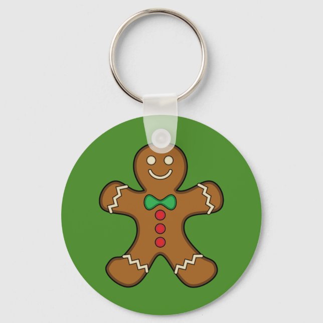 Chaveiro Happy Gingerpão Man (Frente)