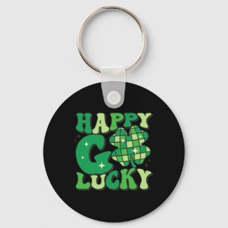Chaveiro Happy Go Lucky Shamrock Homens Dias de São Patríci