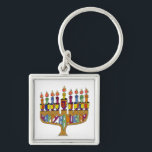 Chaveiro Happy Hanukkah Dreidels Menorah<br><div class="desc">Você está vendo a coleção de Design Lee Hiller. Roupa,  Ofertas e Coleções Lee Hiller Fotografia ou Coleção de Arte Digital. Você pode ver sua fotografia da Nature em http://HikeOurPlanet.com/ e seguir seu blog de caminhada no Hot Primavera National Park.</div>