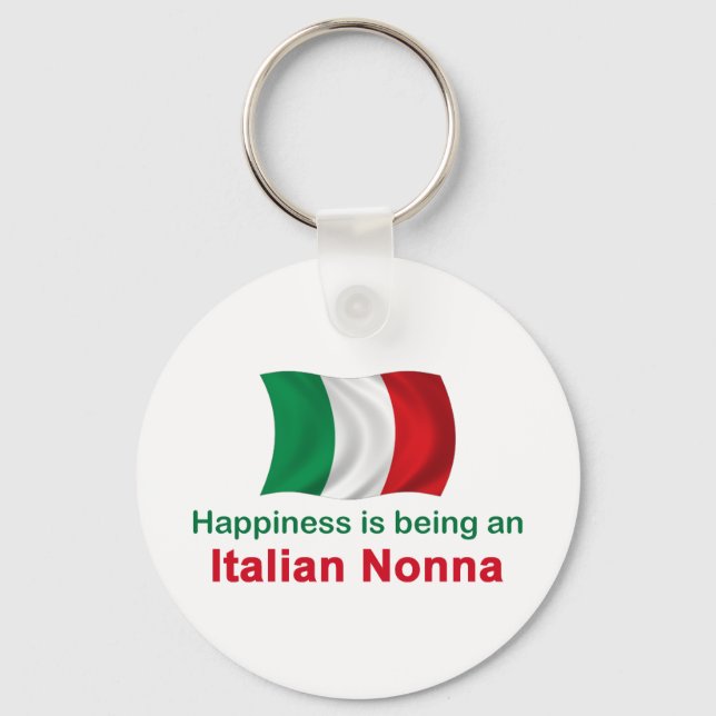 Chaveiro Happy Italiana Nonna (Frente)