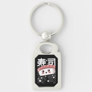 Chaveiro Happy Kawaii Sushi - Comida japonesa Presente