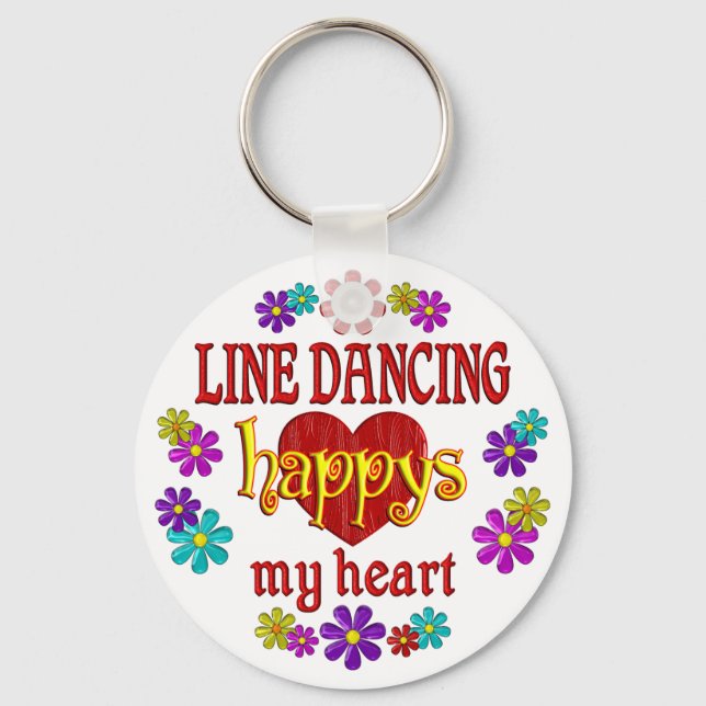 Chaveiro Happy Line Dancing (Frente)