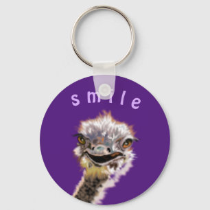 Chaveiro Happy Ostrich - Escolha Sua Cor Favorita!