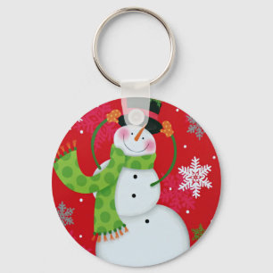 Chaveiro Happy Snowman