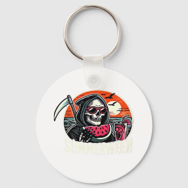 Chaveiro Happy Summerwin Grim Reaper Watermelon Summer Hal (Frente)