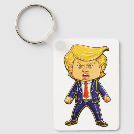 Chaveiro Happy Trump Lapel Pin Chibi Cartoon Funny Meme Pop