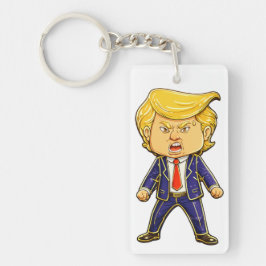Chaveiro Happy Trump Lapel Pin Chibi Cartoon Funny Meme Pop