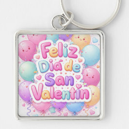 Chaveiro “Happy Valentine’s Day” Keychain – Romantic Gift