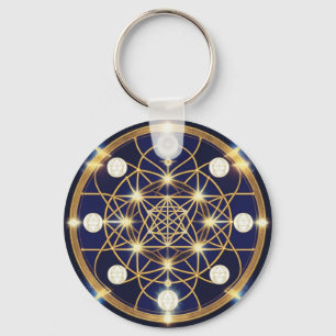 Chaveiro Harmonia Celestial – A Luz Dentro da Grade