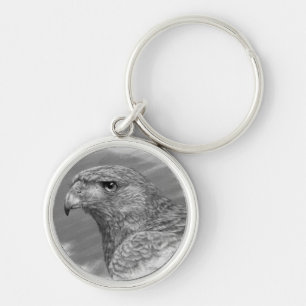 Chaveiro Harris Hawk Drawing