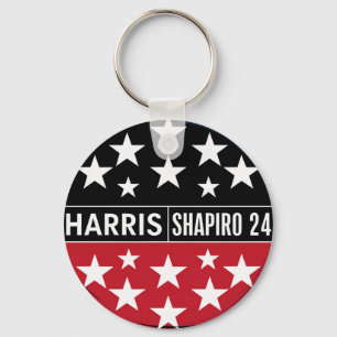 Chaveiro Harris-Shapiro 2024 Presidente Vintage Kamala