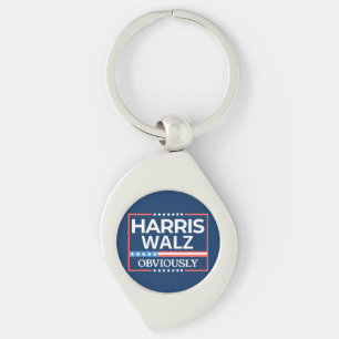Chaveiro Harris Walz. Obviamente. Kamala Harris Tim Walz