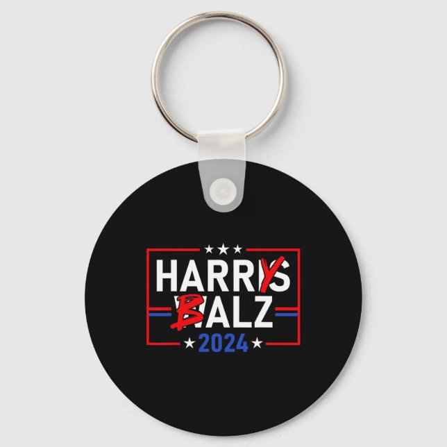 Chaveiro Harris Wheimer 24 Harry B 2024 Meme Democratics Vo (Frente)