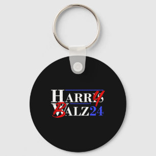 Chaveiro Harry B 2024 Funny Kamala Harris E Tim W 2024