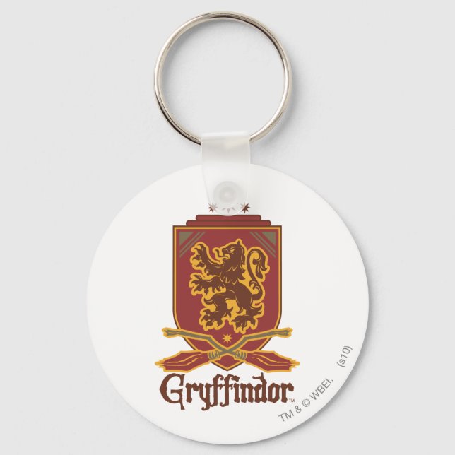 Chaveiro Harry Potter | Crachá Gryffindor QUIDDITCH™ (Frente)