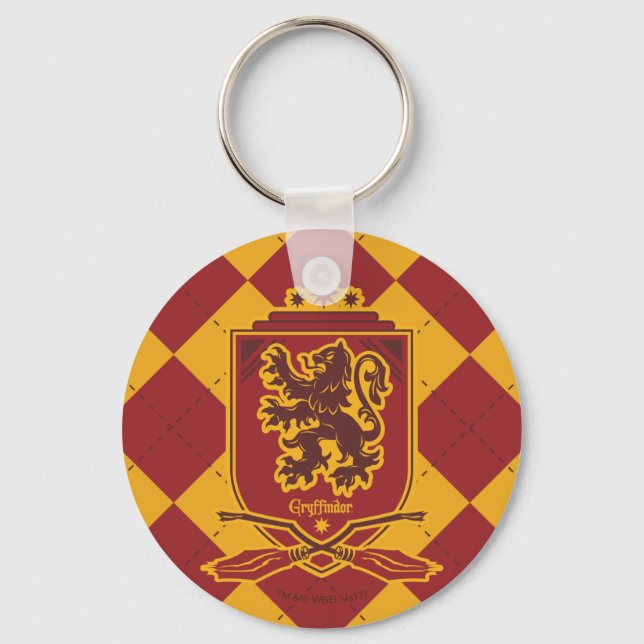 Chaveiro Harry Potter | Gryffindor QUIDDITCH™ Crest (Frente)