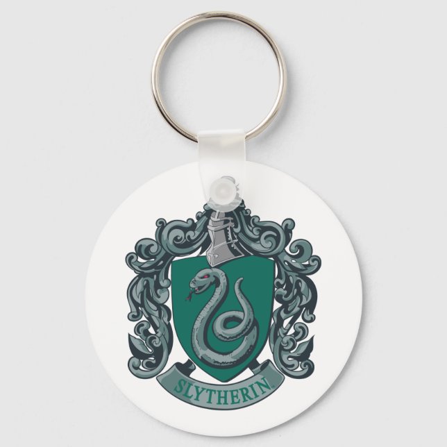 Chaveiro Harry Potter | Slytherin Crest Green (Frente)