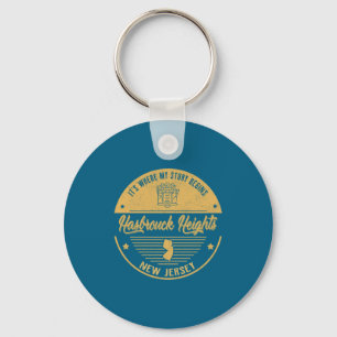 Chaveiro Hasbrouck Heights Nova Jersey É Onde Minha Históri