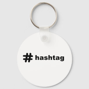 Chaveiro # hashtag