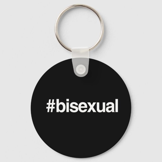 CHAVEIRO HASHTAG BISEXUAL (Frente)