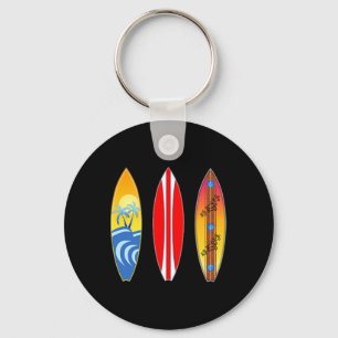 Chaveiro Havaí Tiki Polinésio Surf Surfando Prancha de Surf