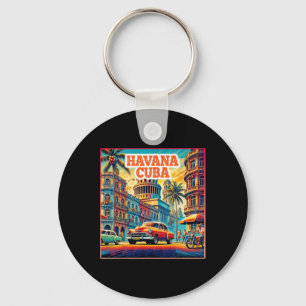 Chaveiro Havana Cuba Camisa Turística de Viagem da Família