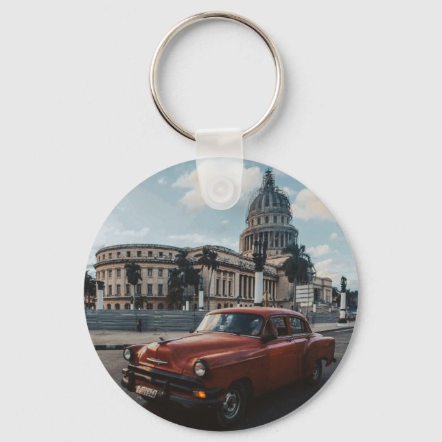 Chaveiro Havana Cuba Carro Clássico Antigo  (Frente)
