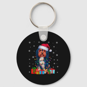 Chaveiro Havanês Cão Feio Papais noeis das Luzes do Natal H