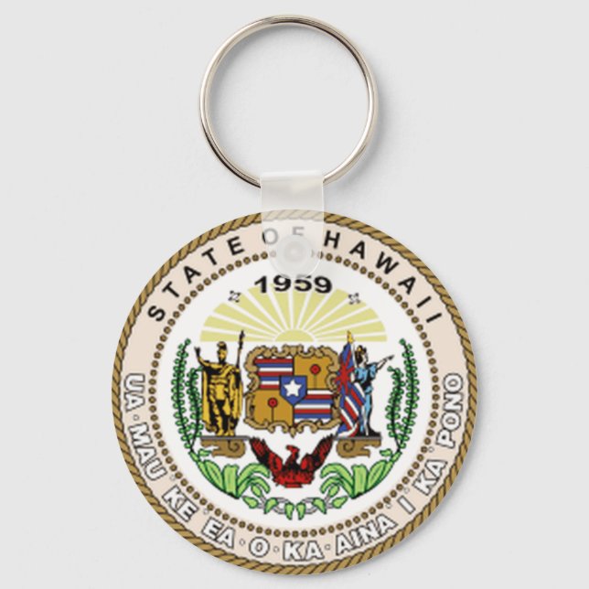 Chaveiro Hawaii State Seal (Frente)