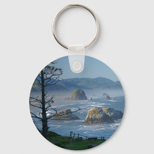 Chaveiro Haystack Rock, Cannon Beach, Oregon (Frente)