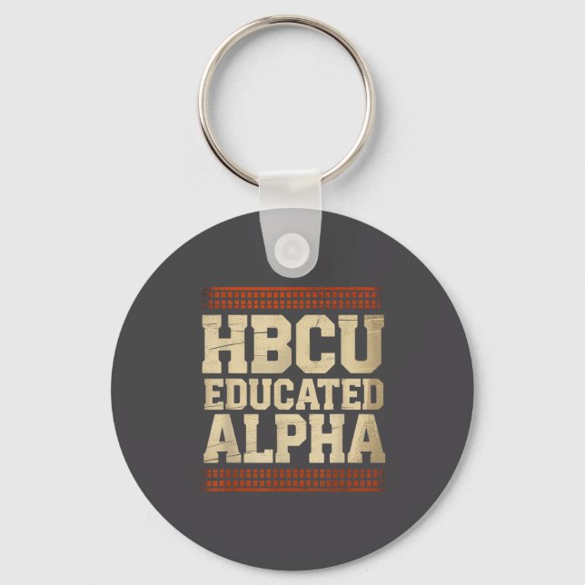 Chaveiro Hbcu Educated Alpha Historical Black College Alumn (Frente)