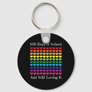 Chaveiro Heart Love 100 Dias De Professora Menina Gi