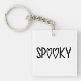 Chaveiro Heart Typography spooky