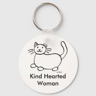 Chaveiro Hearted amável da mulher