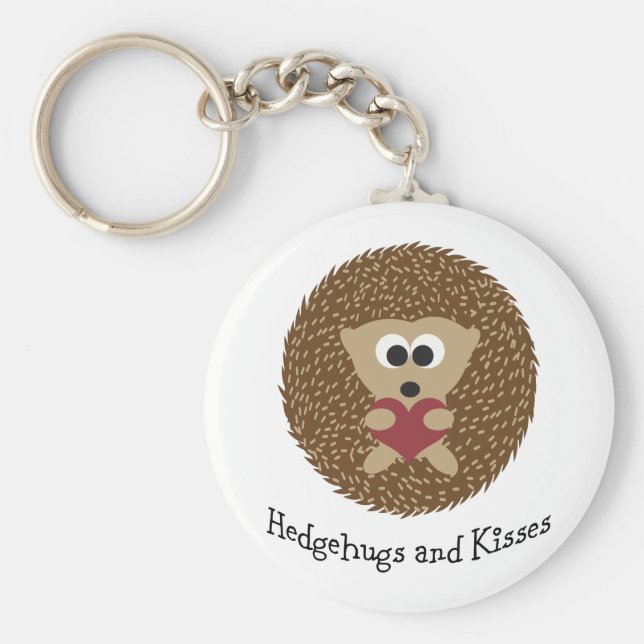 Chaveiro Hedgehugs e Kisses Hedgehog (Frente)