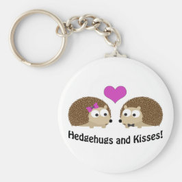 Chaveiro Hedgehugs e Kisses hedgehog love