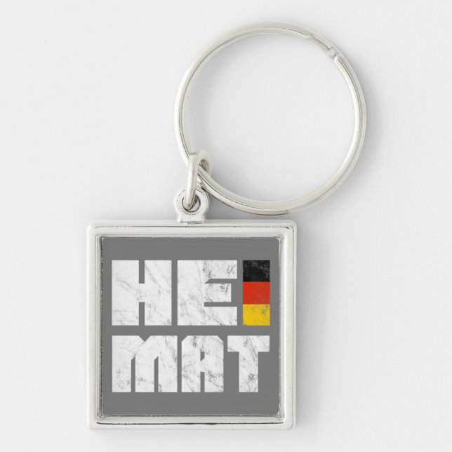 Chaveiro Heimat, alemão, alemão, casa, pátria (Frente)