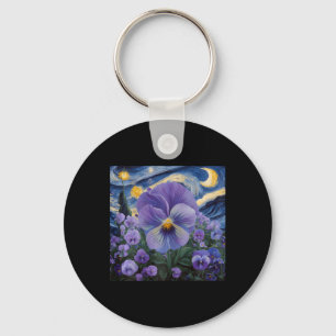 Chaveiro Heimerheimer Pansor Floral Púrpura Demência Heimer