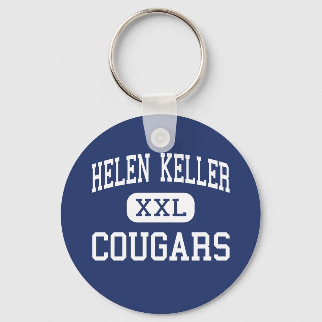 Chaveiro Helen Keller Cougars no Oriente Médio (Frente)