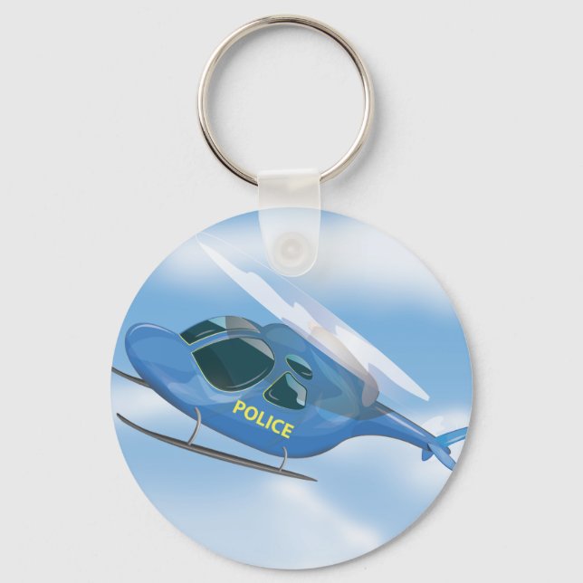 Chaveiro Helicóptero da Polícia (Frente)