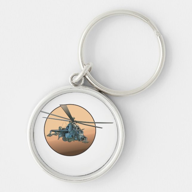 Chaveiro helicóptero de animação (Frente)