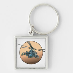 Chaveiro helicóptero de animação