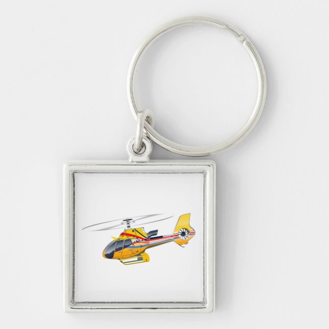 Chaveiro Helicóptero de desenho animado (Frente)
