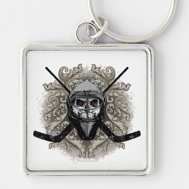 Chaveiro Hellish Hockey Goalie (Frente)