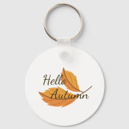 Chaveiro Hello Autumn - Coleção de Folhagem de Quebra Vibra