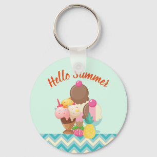 Chaveiro Hello Summer Sorvete Delights